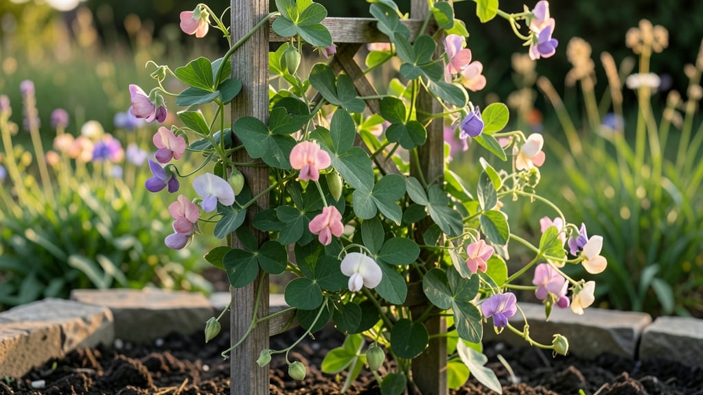 How Tall Do Sweet Pea Flowers Grow: Variety Heights & Trellis Support Guide