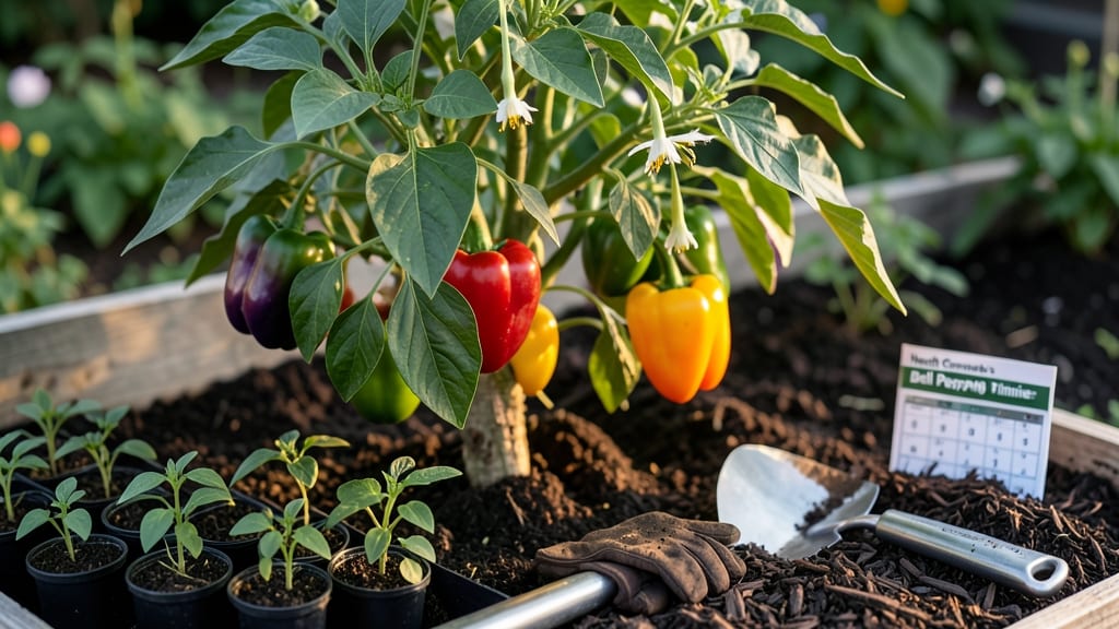 When to Plant Bell Peppers in NC: Exact Months for Heat-Resistant Varieties